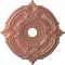 Ekena Millwork Attica PVC Medallion (Canopies up to 7 3/4"), 22"OD x 3 1/2"ID x 1"P, Metallic Champagne Pink CMP22ATFCP - alternate 1